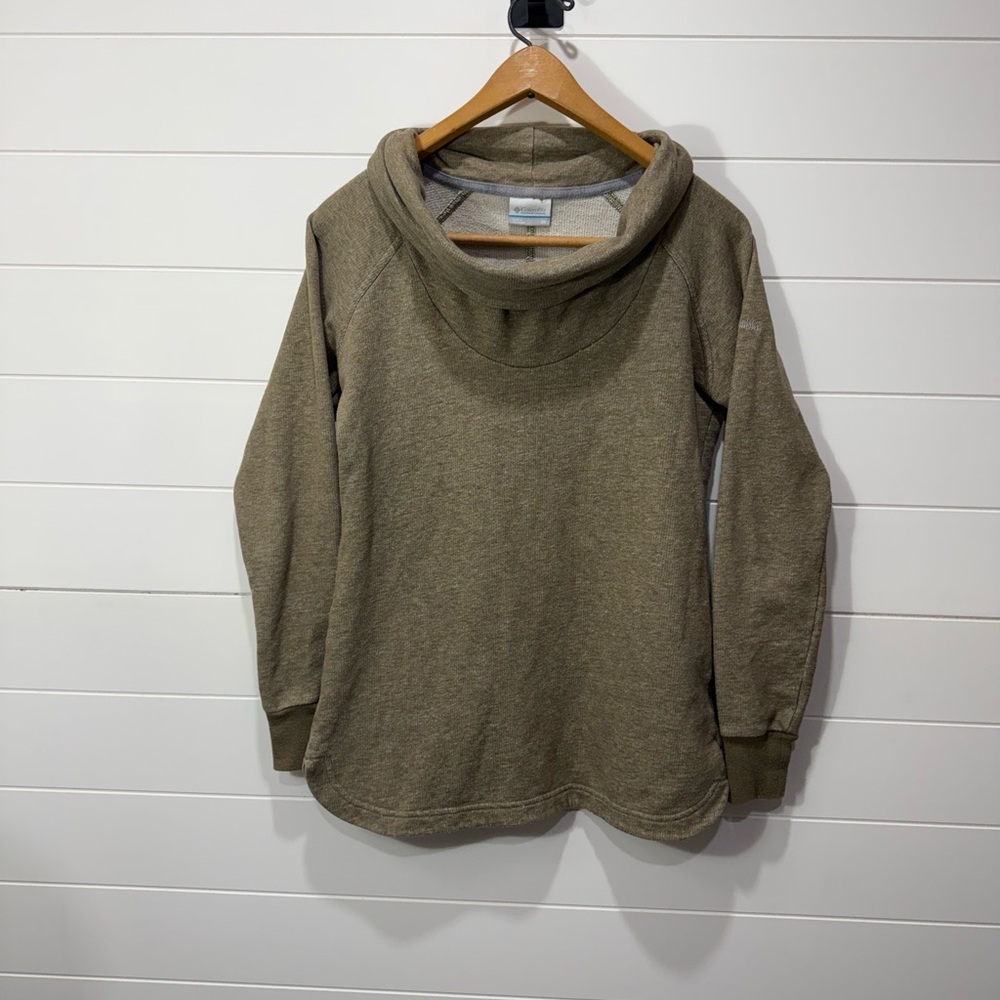Columbia Olive Cowl Neck Women's Sweater